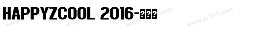 HappyZco0l 2016字体转换
